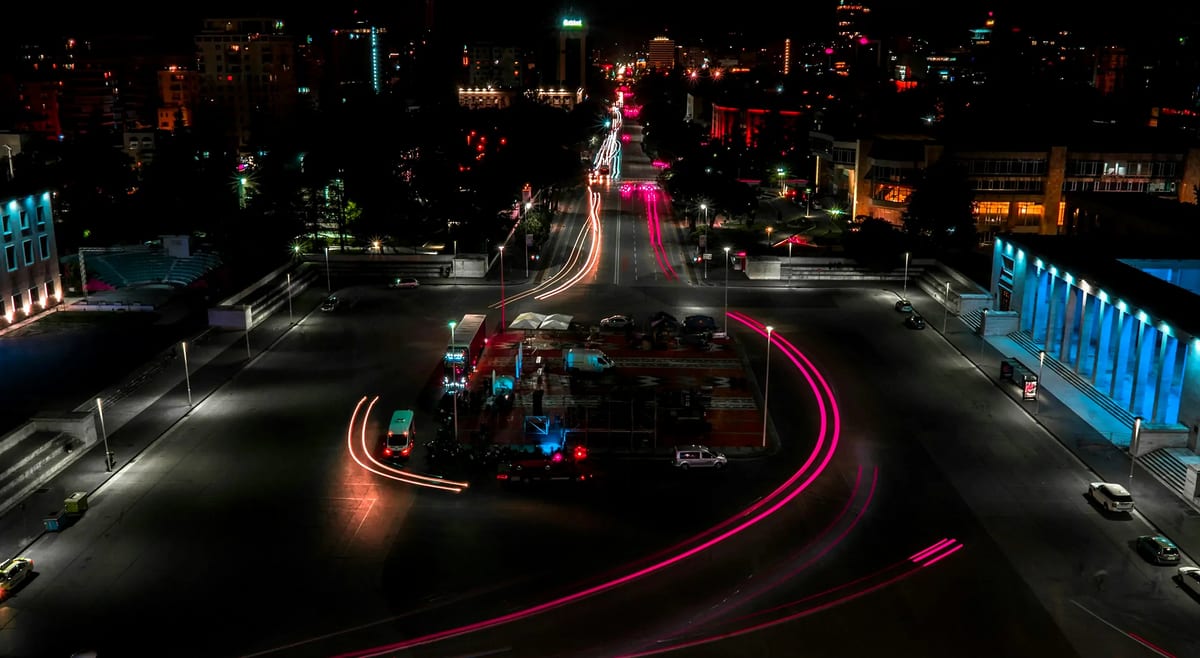 tirana by night